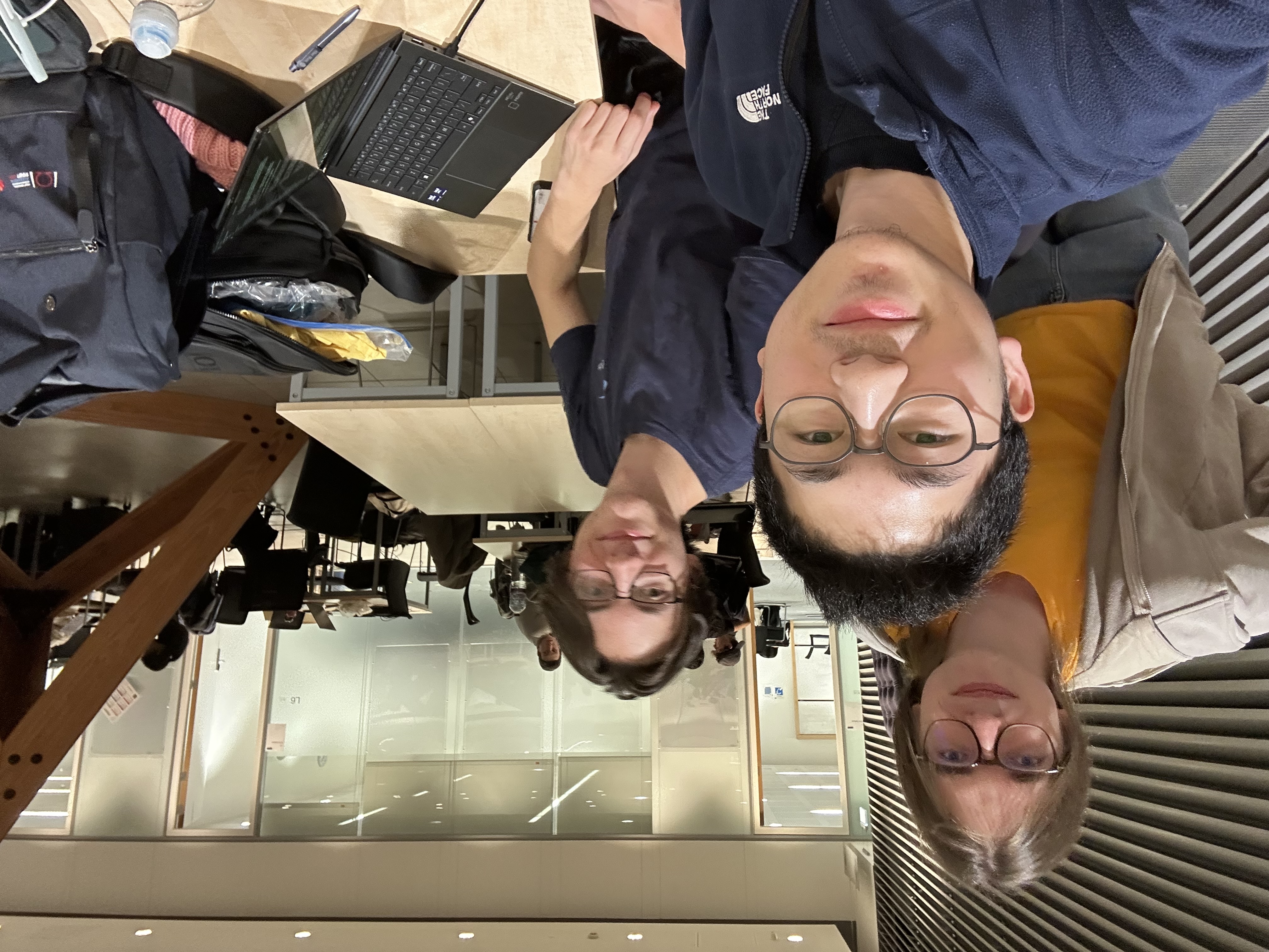 Tom Lam with his FlyP2P teammates at ETH Oxford
